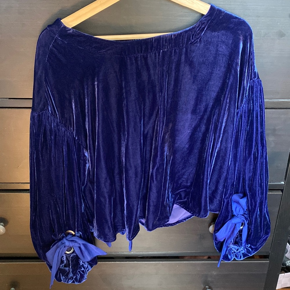Free People blue top